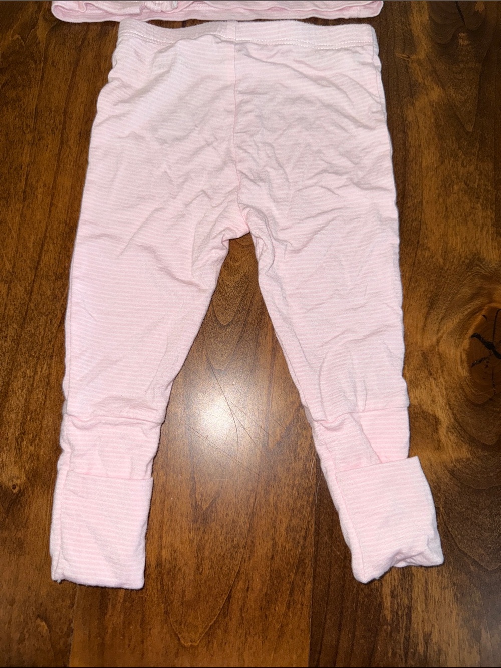 Angel Dear Light Pink Ruffle-Front Pajama Set - Picture 5 of 6